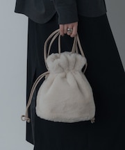 2Wayフェイクファーショルダーバッグ
