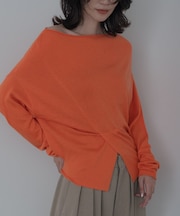 2Wayドレープスリットニット