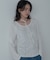 【一部店舗限定】クラッシュベロア2Wayカットソー