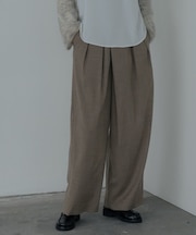 センタータックメランジワイドパンツ
