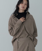 Timeless|ウーステッドライクフォルムシャツ【セットアップ対応】