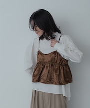 【一部店舗限定】サテンビスチェキャミソール