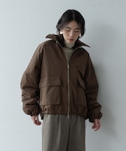 ビッグポケット中綿フォルムコート