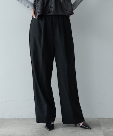 Comfy SET UP|イージーストレートスラックス【セットアップ対応/通勤/カセット服】