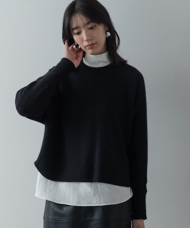 ヘアリーフォルムニット