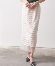 フリンジタイトスカート