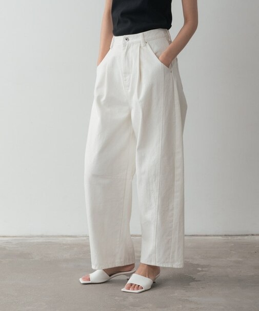 バレルデニムパンツ