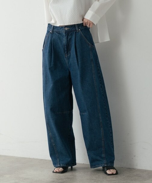 バレルデニムパンツ