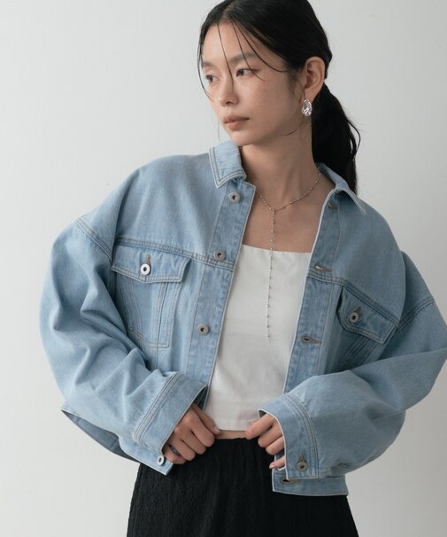 ボックスデニムジャケット