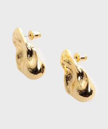 【LAPUIS】Oyster pierced earrings