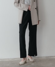 スリットフレアスキニーパンツ