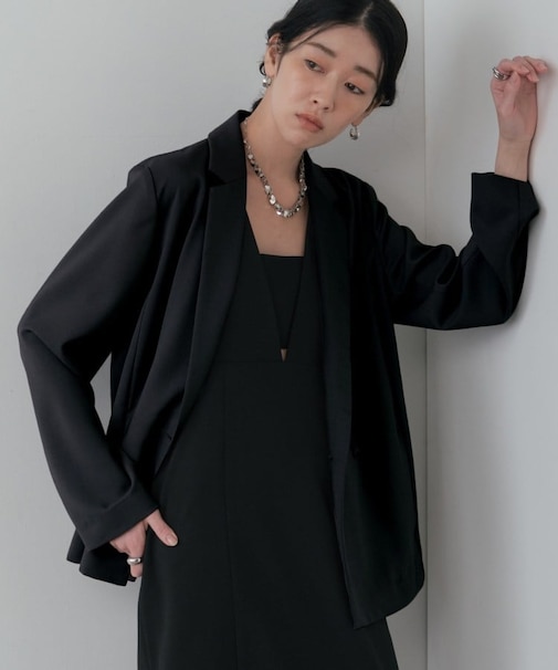 Comfy SET UP|ダブルブレストイージージャケット【セットアップ対応/通勤/カセット服】