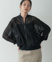 メッシュブルゾン