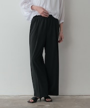 Comfy SET UP｜イージーストレートワイドパンツ【セットアップ対応／通勤／カセット服】