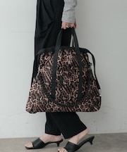 【CONTROL FREAK / CTFK】ナイロン3WAYレオパードスクエアトート