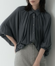 バルーンシアーブラウス