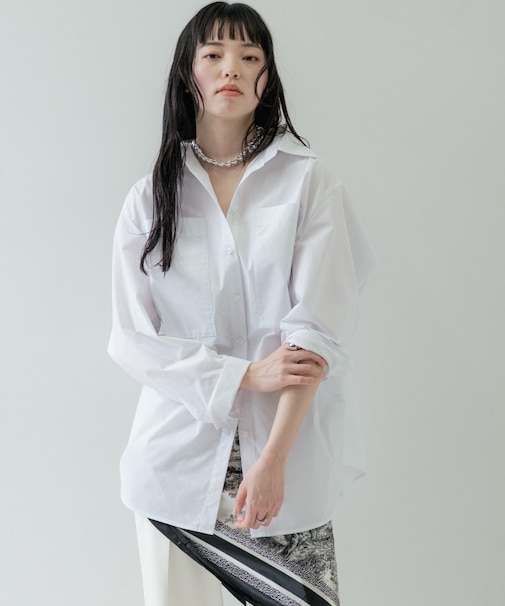 Timeless｜ビッグポケットフォルムシャツ