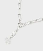 クリアチャームネックレス