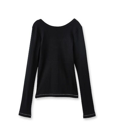 【beautiful people】Miller double-front long T-shirt