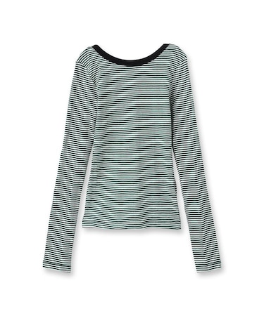 【beautiful people】Miller double－front long T－shirt