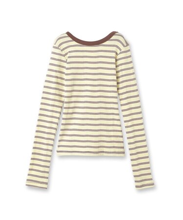 【beautiful people】Miller double－front long T－shirt