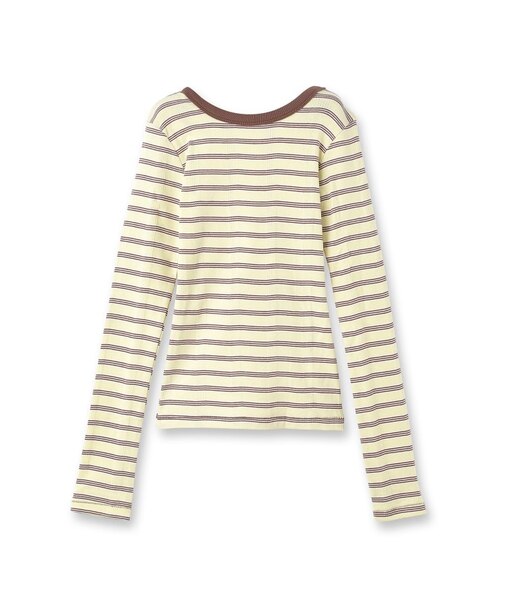 【beautiful people】Miller double－front long T－shirt