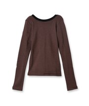 【beautiful people】Miller double－front long T－shirt