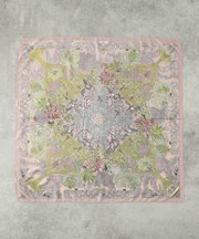 フラワープリントスカーフ