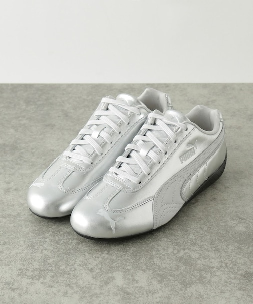 【PUMA】ウィメンズ スピードキャット シルバー スニーカー