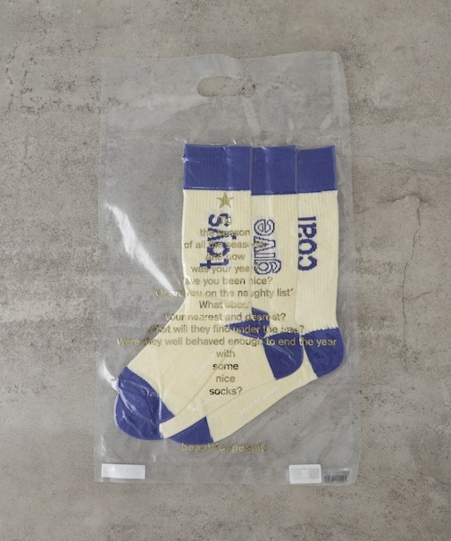 【beautiful people】sock a trois