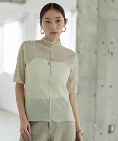 シアーラメカットソー