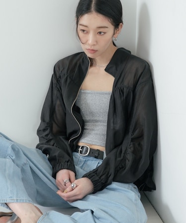 シアーシャーリングブルゾン
