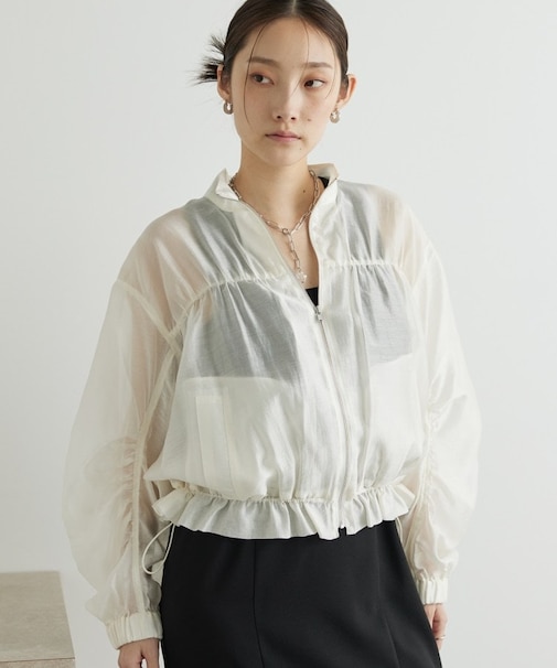 シアーシャーリングブルゾン