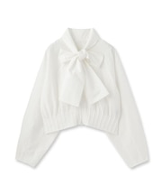 ボウタイシャツブルゾン