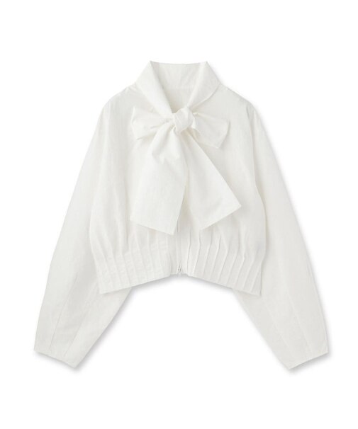 ボウタイシャツブルゾン