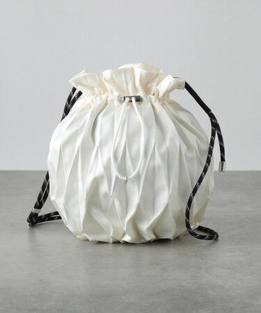 【RECAMIER】プリーツ巾着 middle