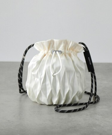 【RECAMIER】プリーツ巾着 small