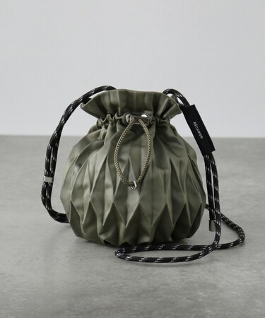 【RECAMIER】プリーツ巾着 small