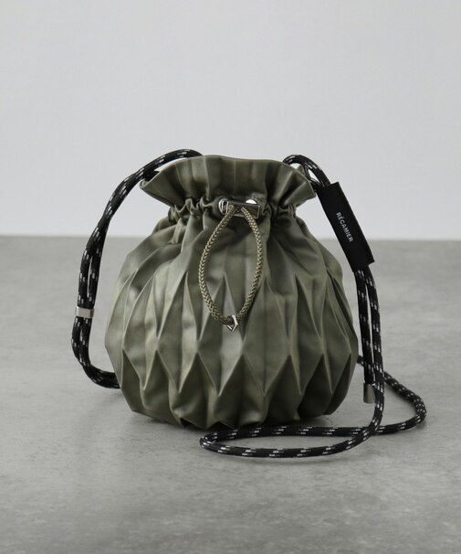 【RECAMIER】プリーツ巾着 small