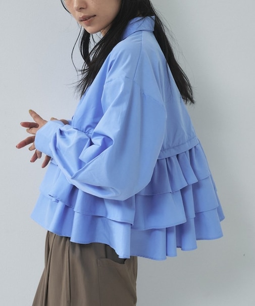 【一部店舗限定】ティアードフリルシャツ