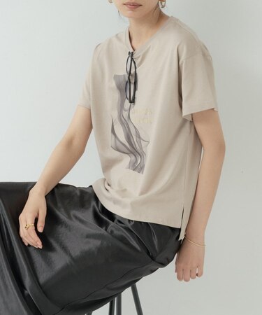 プリントロゴTシャツ