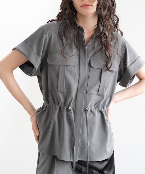 Comfy SET UP｜サファリシャツ【セットアップ対応／通勤／カセット服／接触冷感／UVカット】