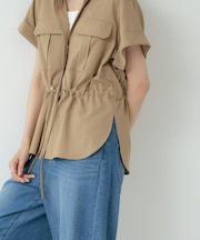 Comfy SET UP｜サファリシャツ【セットアップ対応／通勤／カセット服／接触冷感／UVカット】