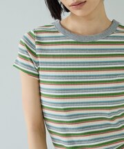 レトロボーダーTシャツ