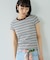 レトロボーダーTシャツ