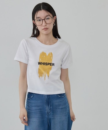 箔プリント コンパクトTシャツ