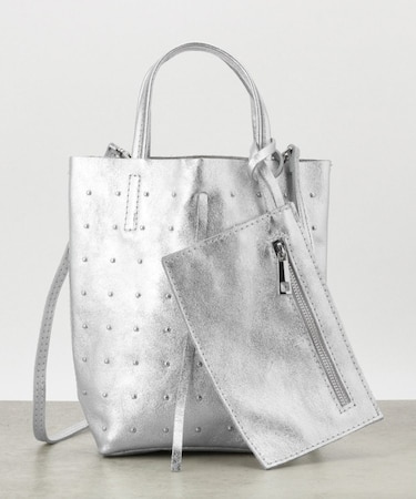 【MILLELA FIRENZE】スタッズミニトートバッグ