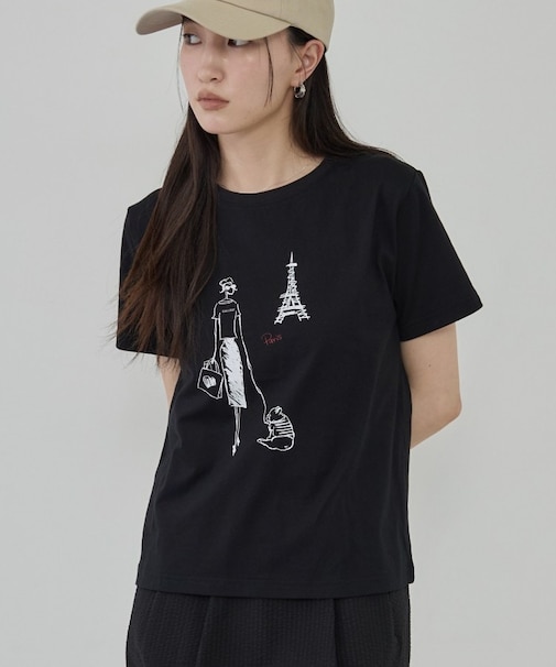 フレンチブルTシャツ