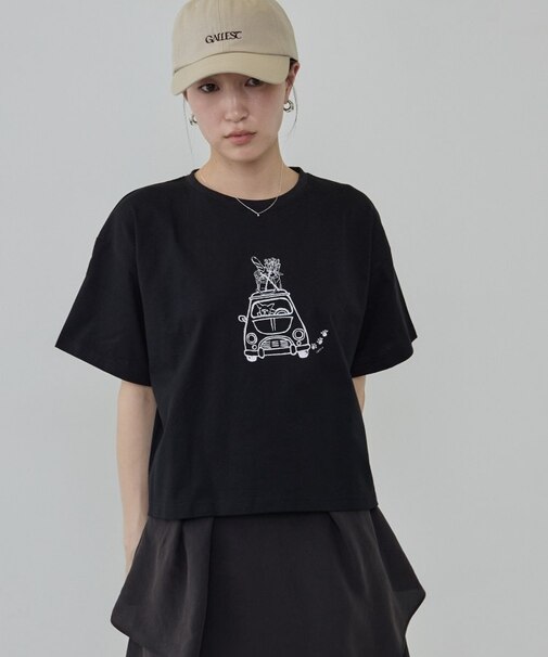 フレンチブルTシャツ