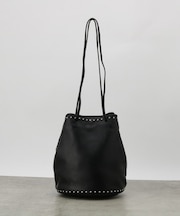 【MILLELA FIRENZE】スタッズ付き巾着レザーバッグ